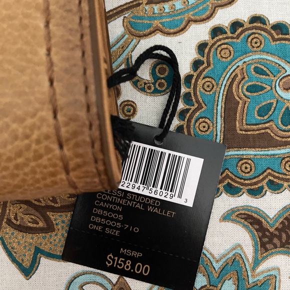 Frye Alessi Studded Continental Leather Wallet - Picture 6 of 8